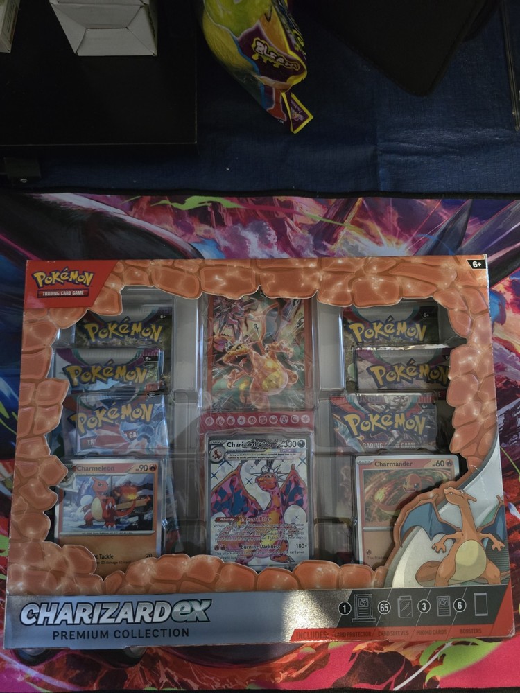Pokémon TCG: Charizard ex Premium Collection Box - 6 Packs