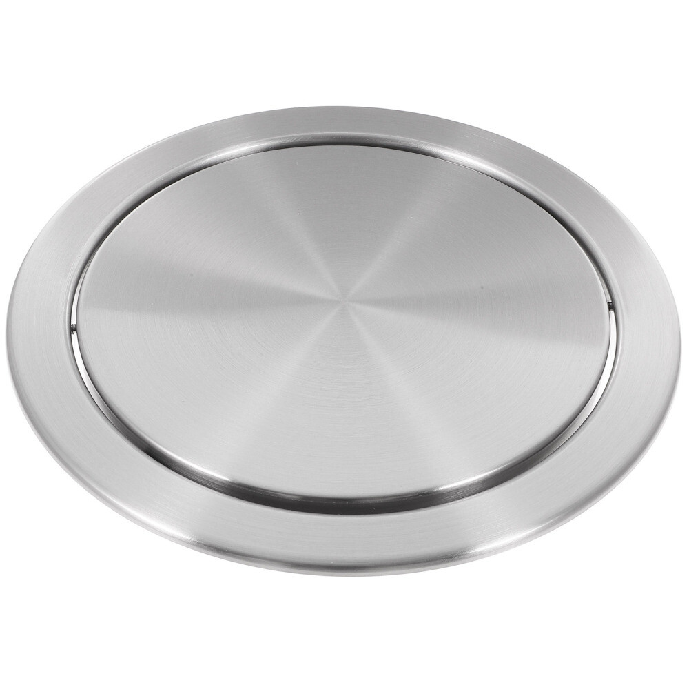 Large Square Trash Chute Lid Can Grommet Countertop Dad Office