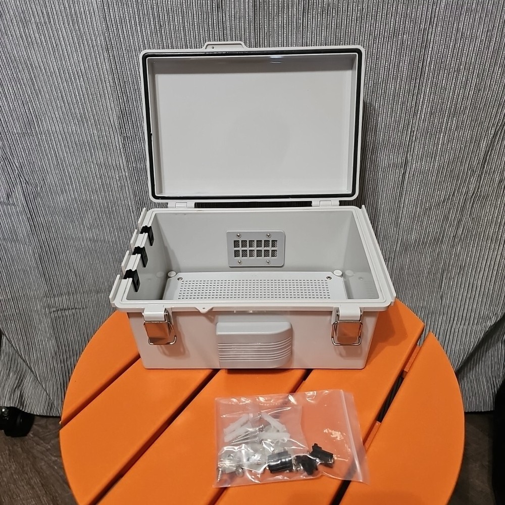 ABS Electrical Junction Box, Ventilated Design, Cable Grommets, IP65 Waterproof-image
