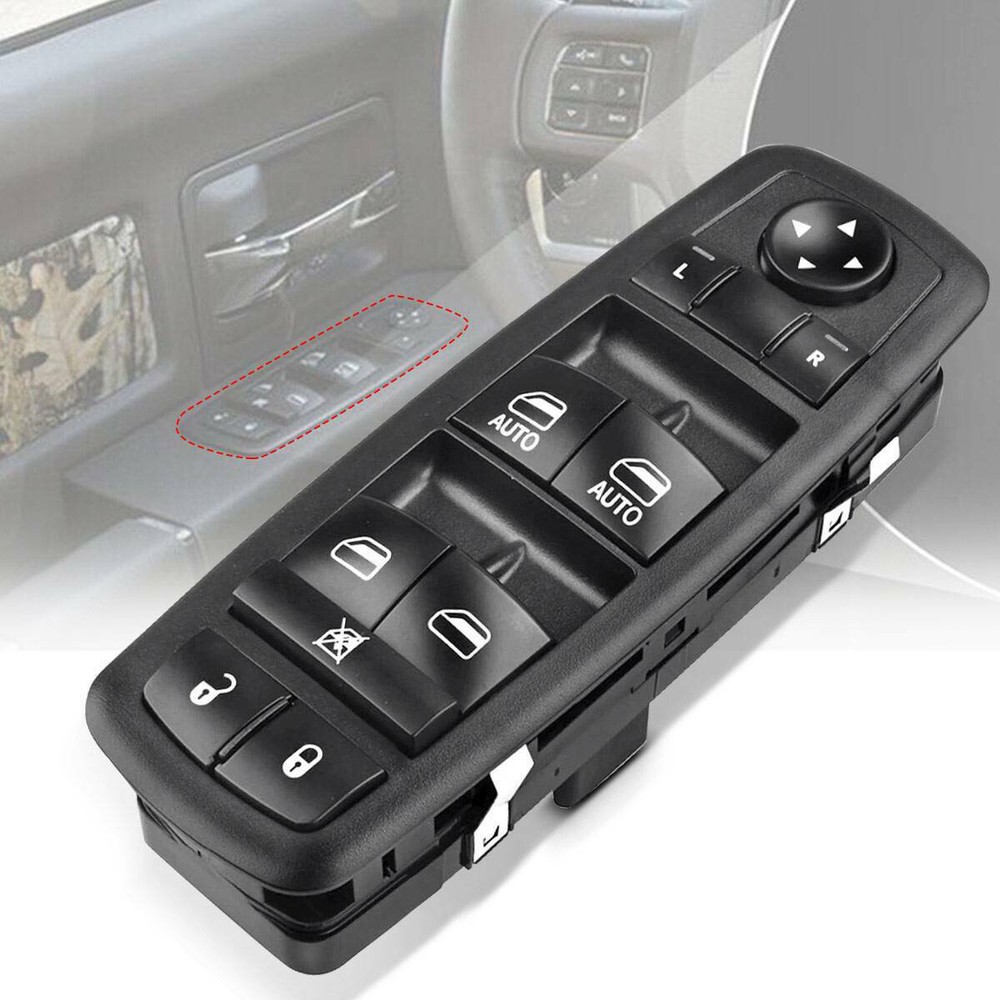 Dodge Ram 1500 2500 3500 2009-2012 Driver Side Power Window Switch Button