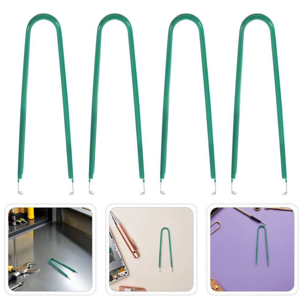 8pcs Chip Puller Tool For Ic Chip Extraction With Insulated U Shaped Clip Design