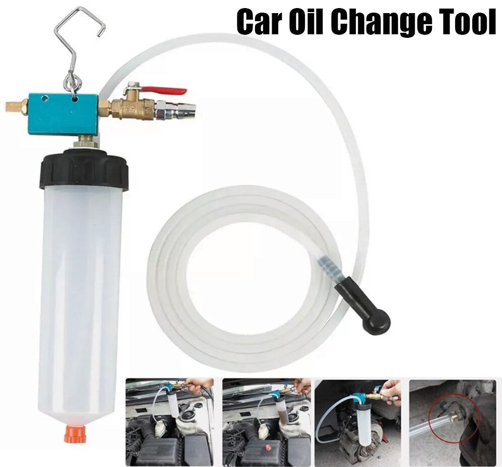 Car Vehicle Vacuum Brake Bleeder Tank Fluid Oil Change Pump Equipment Tool Kit*1