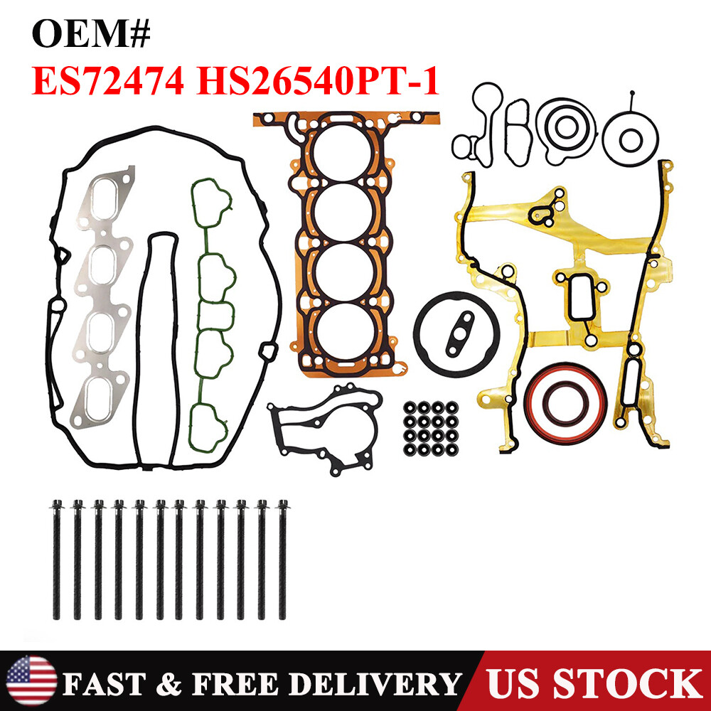 Head Gasket Bolt Kit Suitable for 2005 Chevrolet Venture Monte Impala Carlo 3.4L