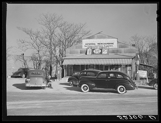 General store at crossroad. [Rolesville, Wake County, North Carolina]