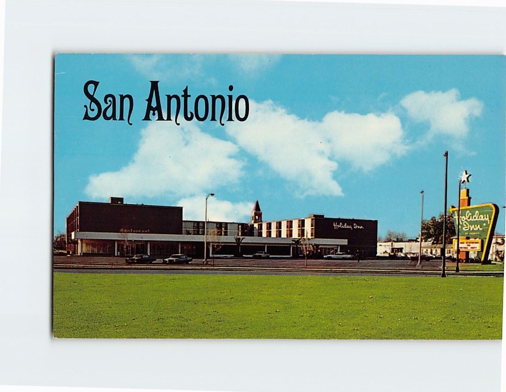 Postcard Holiday Inn Downtown San Antonio Texas USA