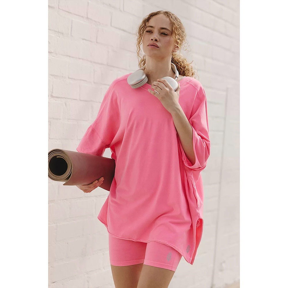 Free People Women's Hot Shot Reversible Set, Hot Pink