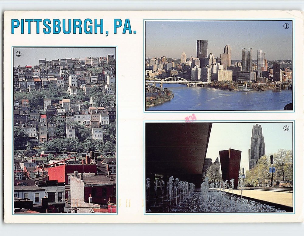 Postcard Pittsburgh Pennsylvania USA