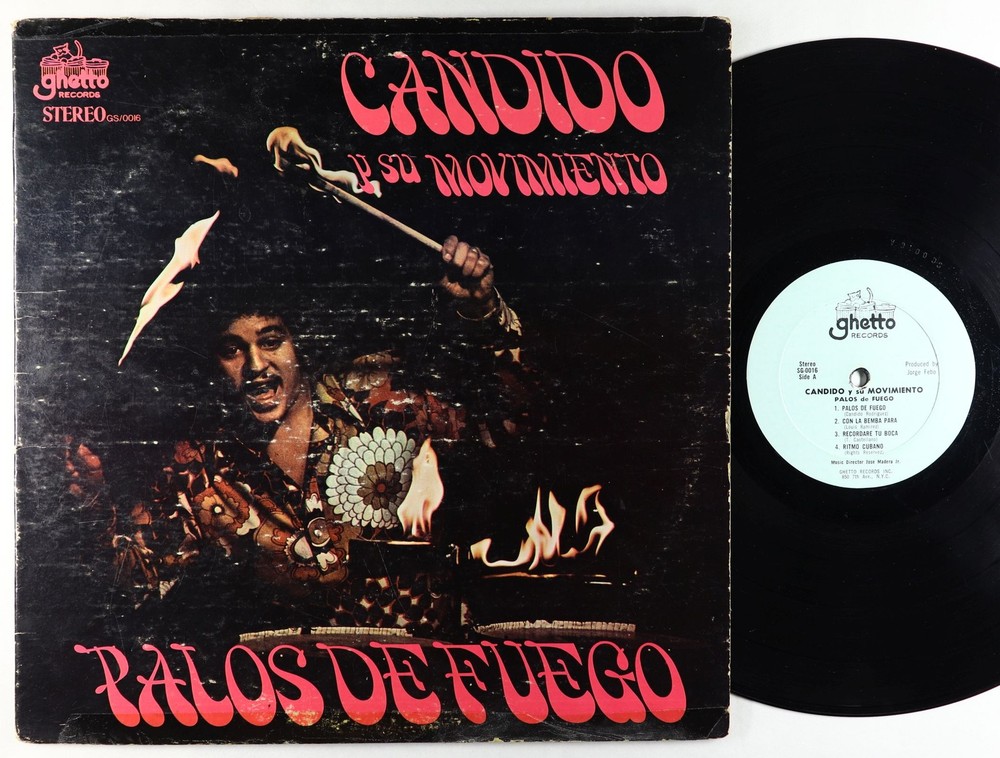 Candido Y Su Movimiento - Palos De Fuego LP - Ghetto