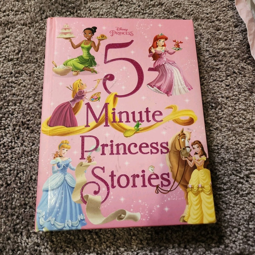 5-Minute Princess Stories by Disney Books (2011, Hardcover)