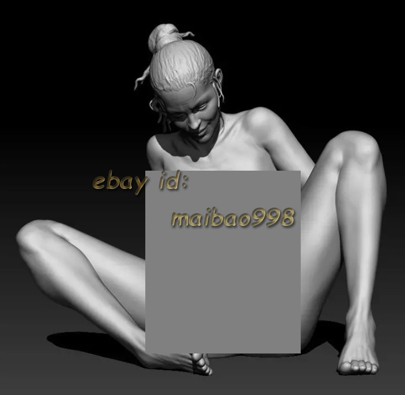 3D Print Camgirl Female Garage Kit Figure Model Kit Unpainted Unassembled GK