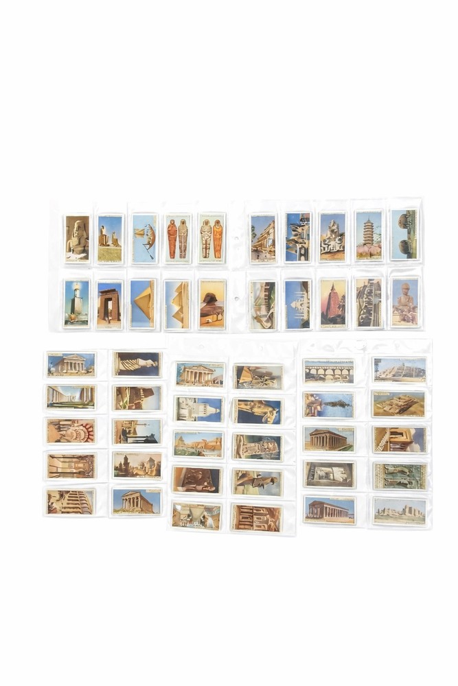 Vintage Wills’s Cigarettes Wonders of the Past Cigarette Cards Set of 50  c.1910
