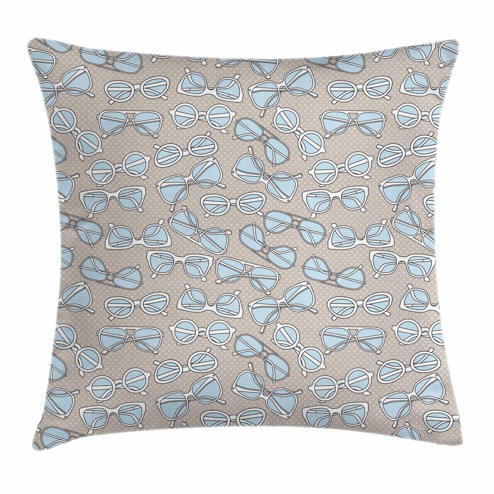 Retro Hipster Pillow Covers in 8 Sizes for Stylish Home Decor