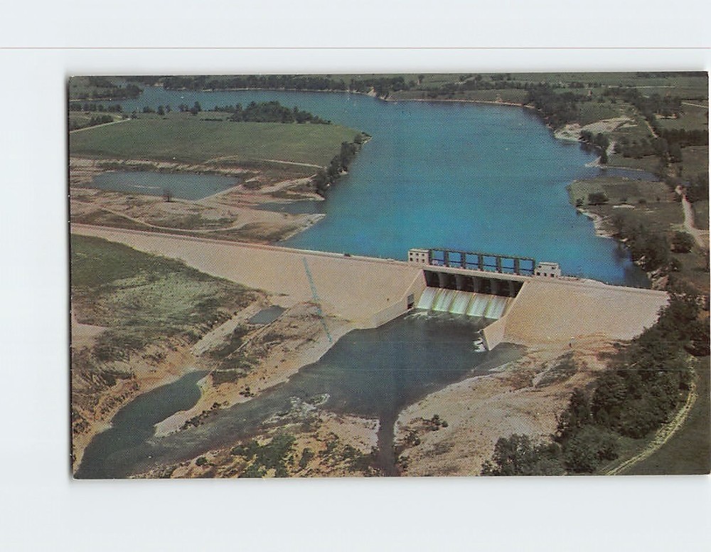 Postcard Fanshawe Dam London Ontario Canada