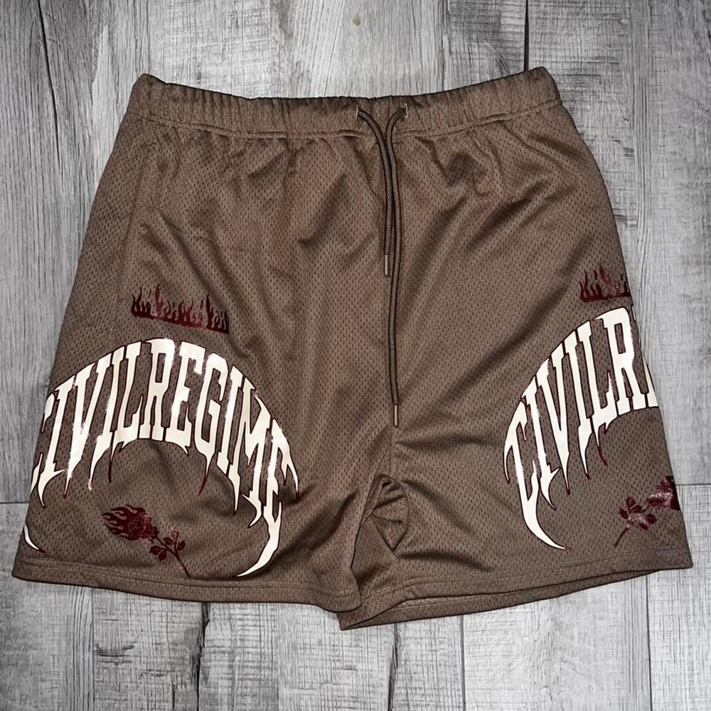 Civil regime mesh shorts mens