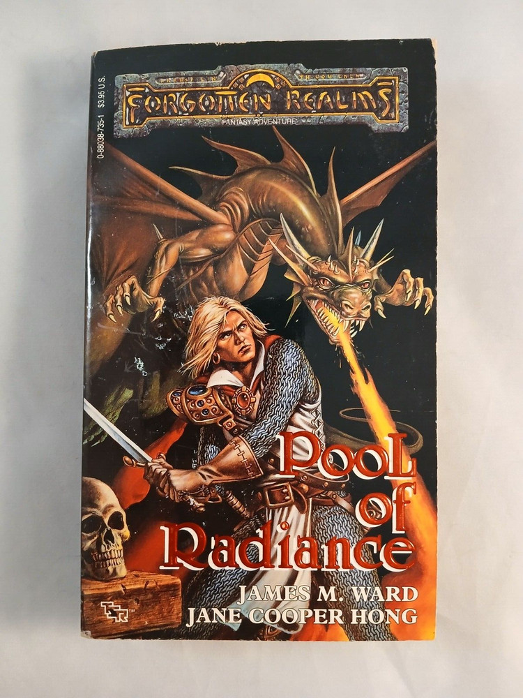 1st Ed PB VG Forgotten Realms Pool of Radiance Ward Hong TSR