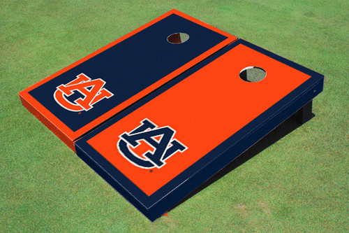Auburn University Alternating Border Cornhole Boards