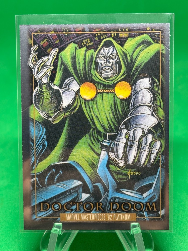 2024 Skybox Marvel Masterpieces 92 Platinum #26 Doctor Doom Base Card