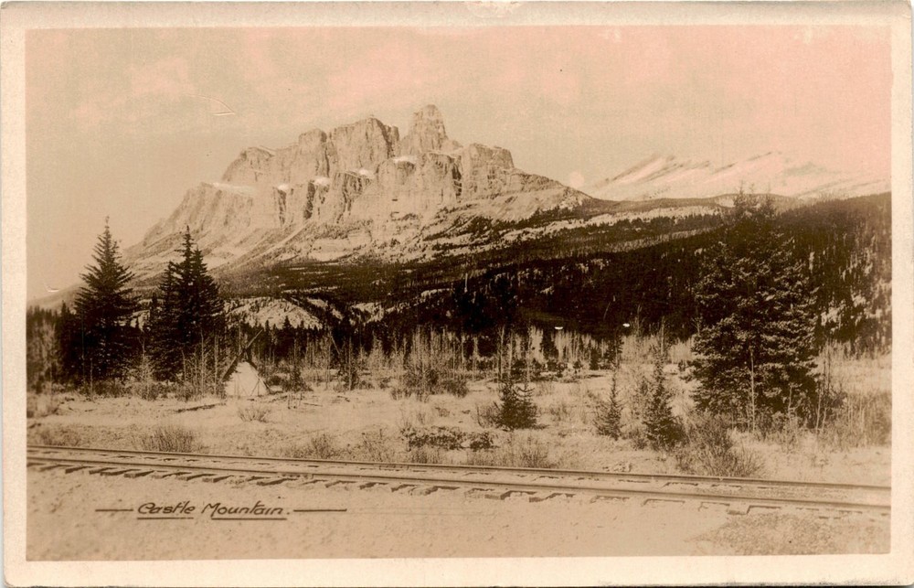 Castle Mountain, Gowen Sutton Co Ltd, Vancouver, B.C. Postcard