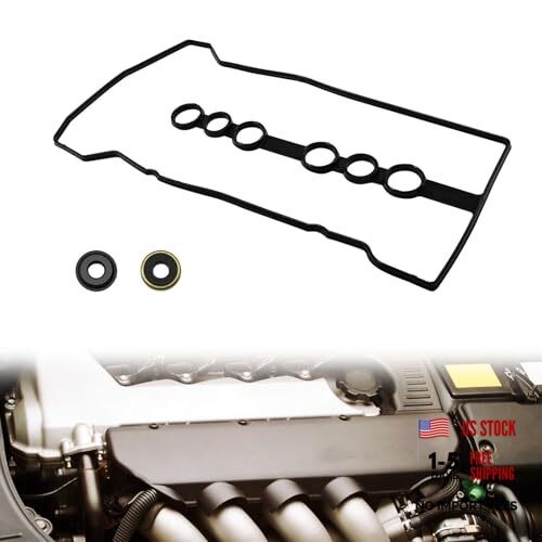 VS50542R Valve Cover Gasket Set with Gromets Spark Plug Seals for Toyota