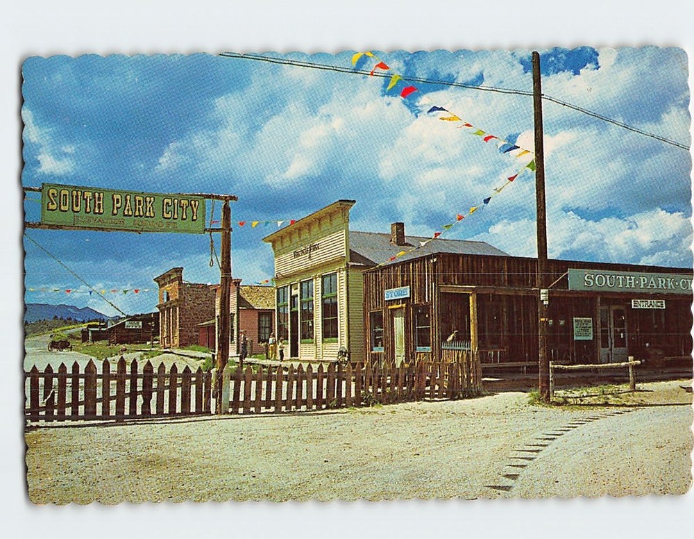 Postcard South Park City Fairplay Colorado USA