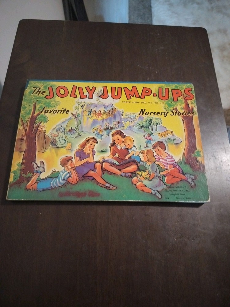 The Jolly Jump-Ups Favorite Nursery Stories 1942 Pop-Up Book