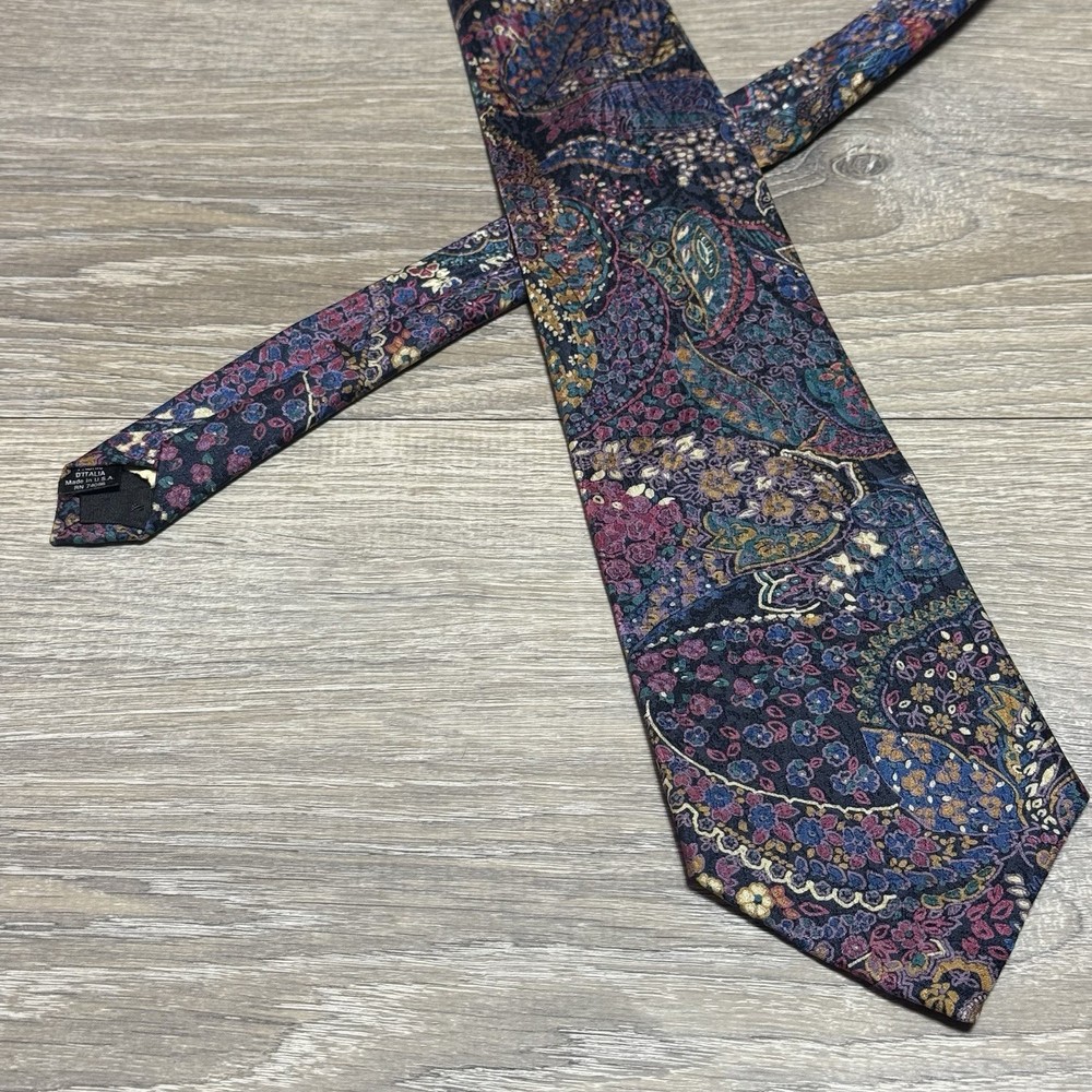 MBP Nordstrom Handmade Luxury 100% Italian  Silk Neck Tie for Men Made USA 56