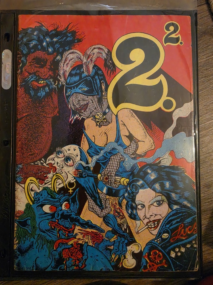 2 2 S. Clay Wilson Checkered Demon Underground Comic Book Color Bronze Age