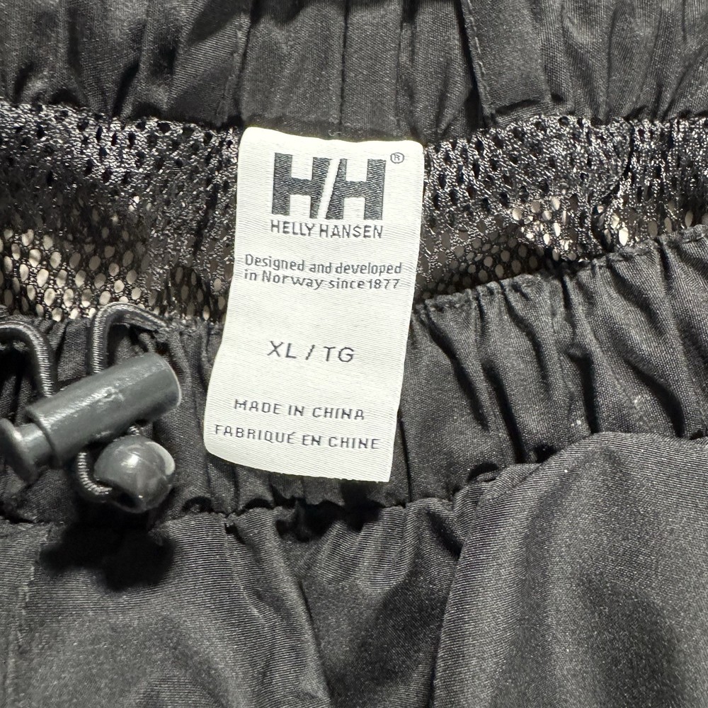 Helly Hansen Rain Pants Mens X-Large Packable Waterproof Black
