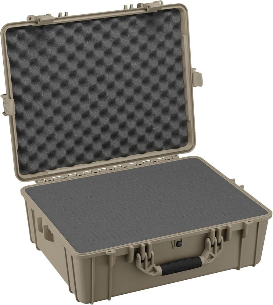 25-Inch Military-Grade Waterproof Hard Case with Secure Locking System