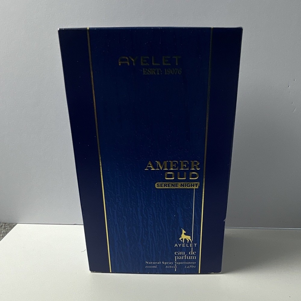 AYELET Ameer Oud Serene Night Eau de Parfum Natural Spray 3.4 fl oz Oud