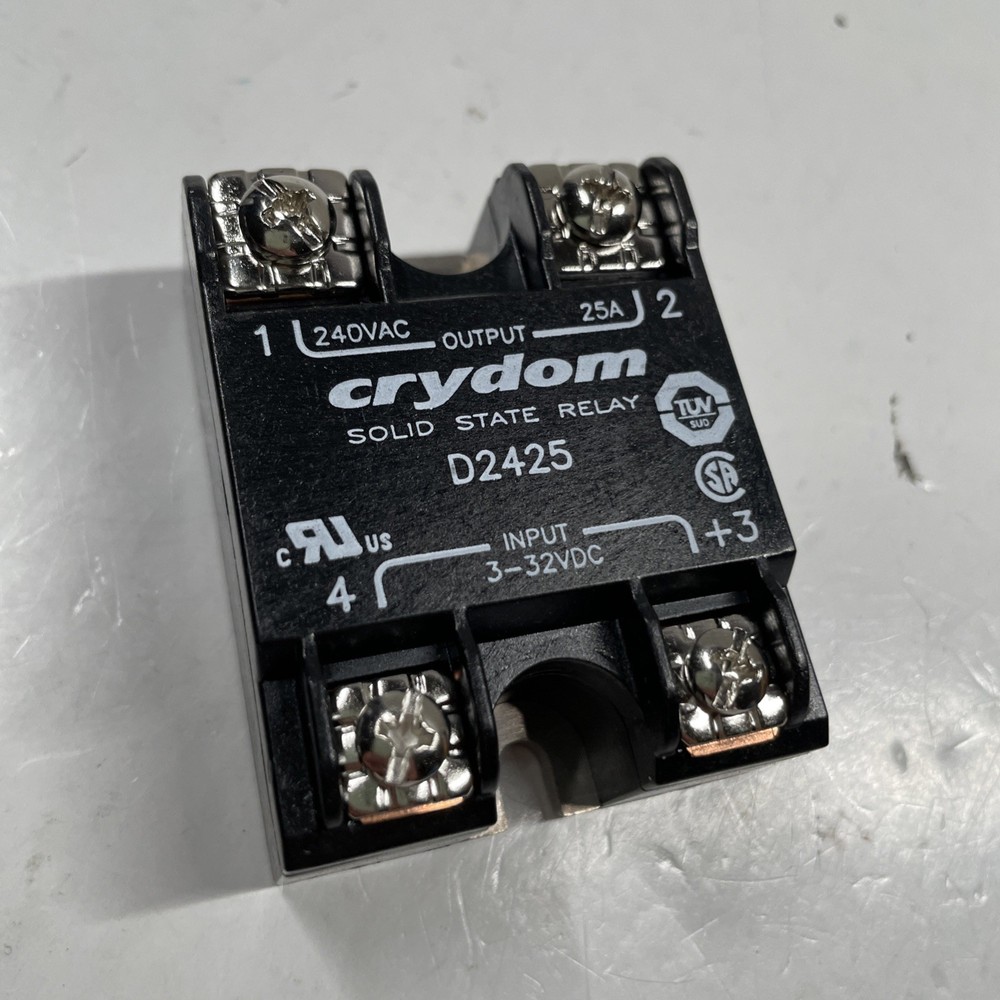Crydom D2425 Solid State Relay, 1 Phase, Screw Clamp, Panel, Scr - NEW