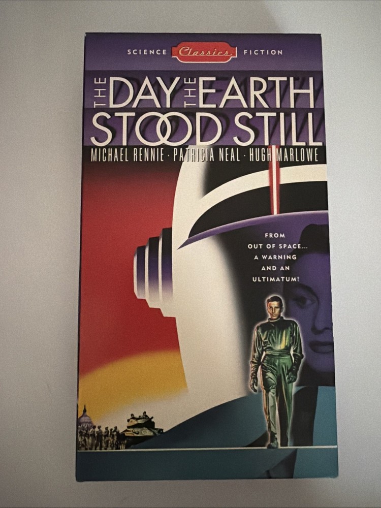The Day the Earth Stood Still VHS Classic Sci-Fi Fantasy - VERY GOOD CONDITION