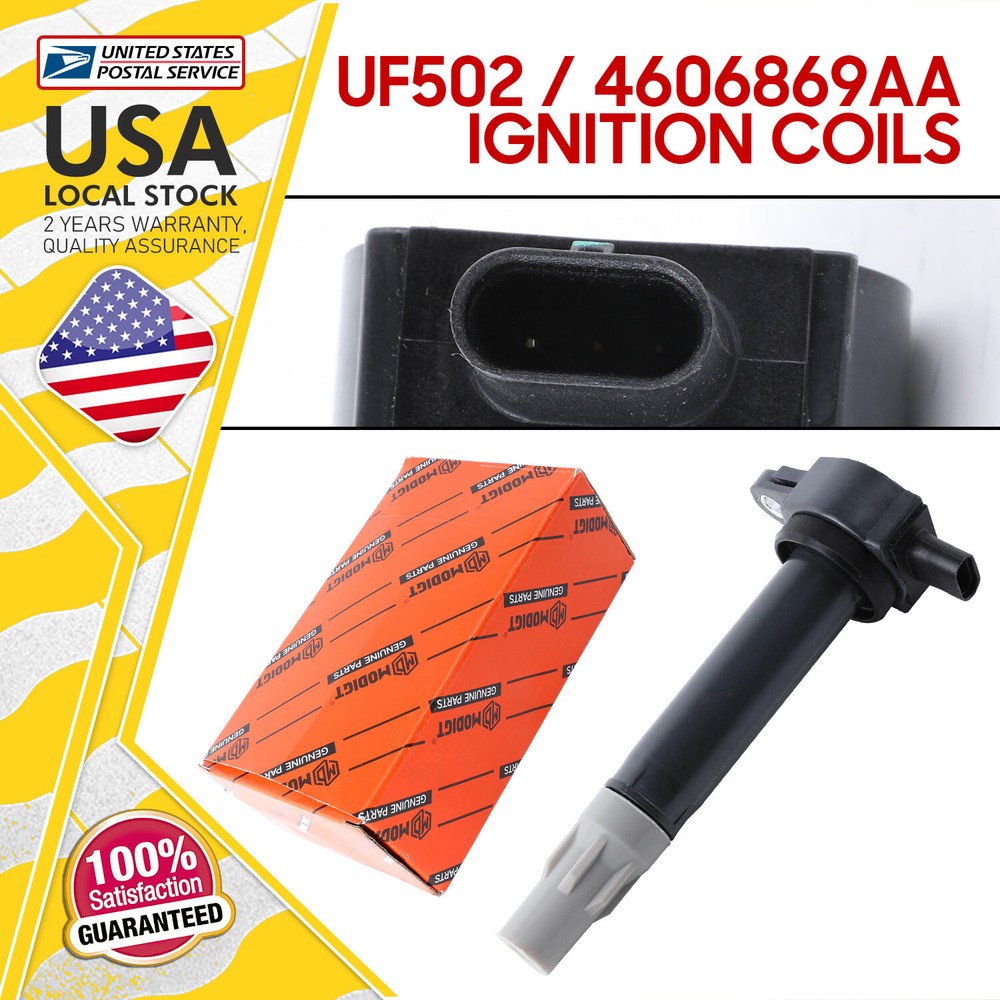 High-Performance Ignition Coil Pack for 2006-2010 Chrysler Dodge 2.7L 3.5L 4.0L Engines - C1522 UF502