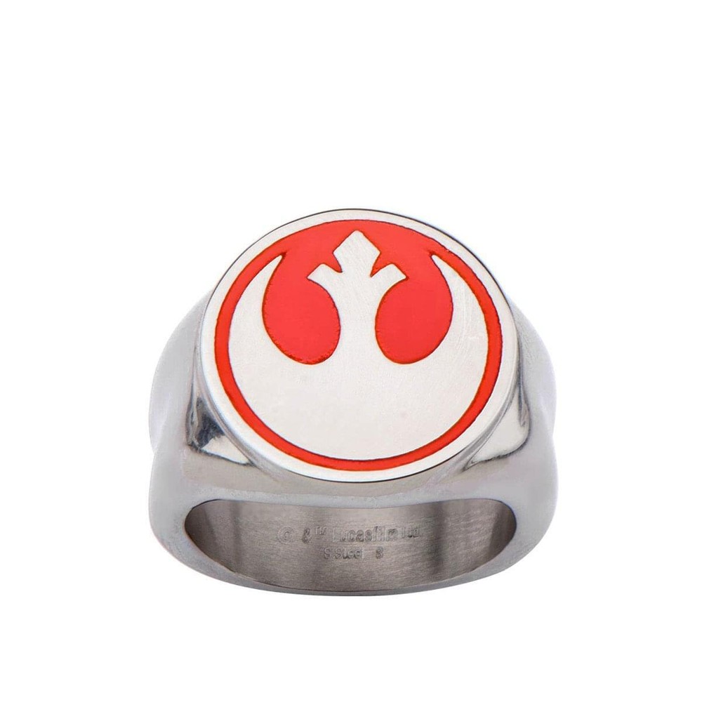 Star Wars Red Rebel Symbol Ring Size 10