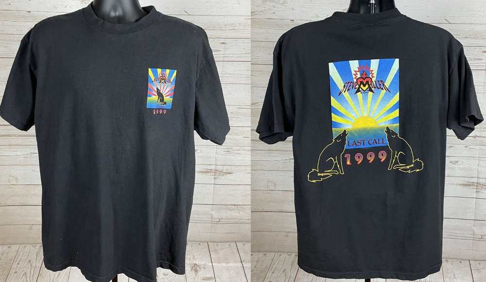 Steve Miller Band Vintage 1999 Last Call Tour T-shirt BO2483
