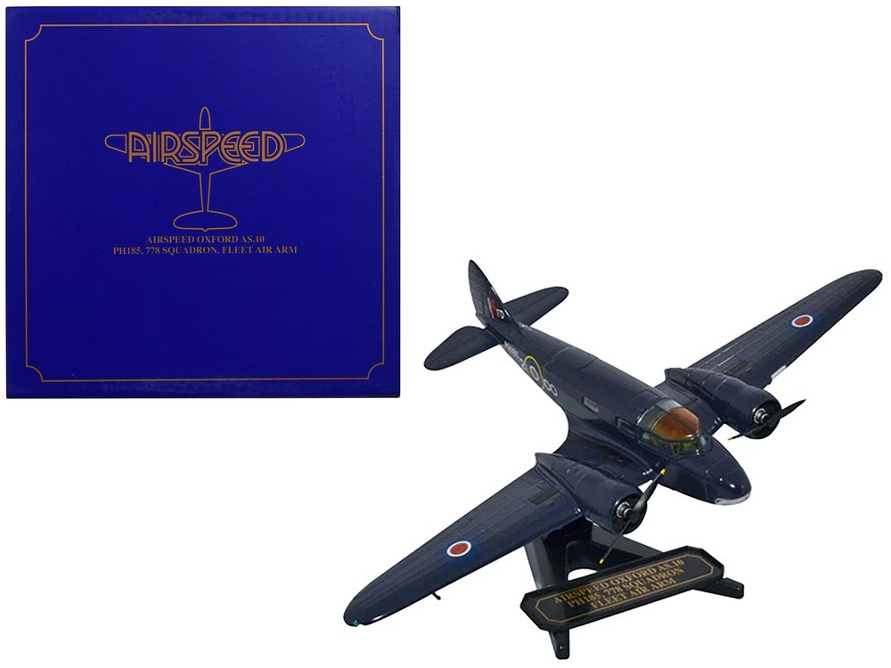 1940s Airspeed AS.10 Oxford Aircraft 1/72 Diecast Model RAF Fleet Air Arm