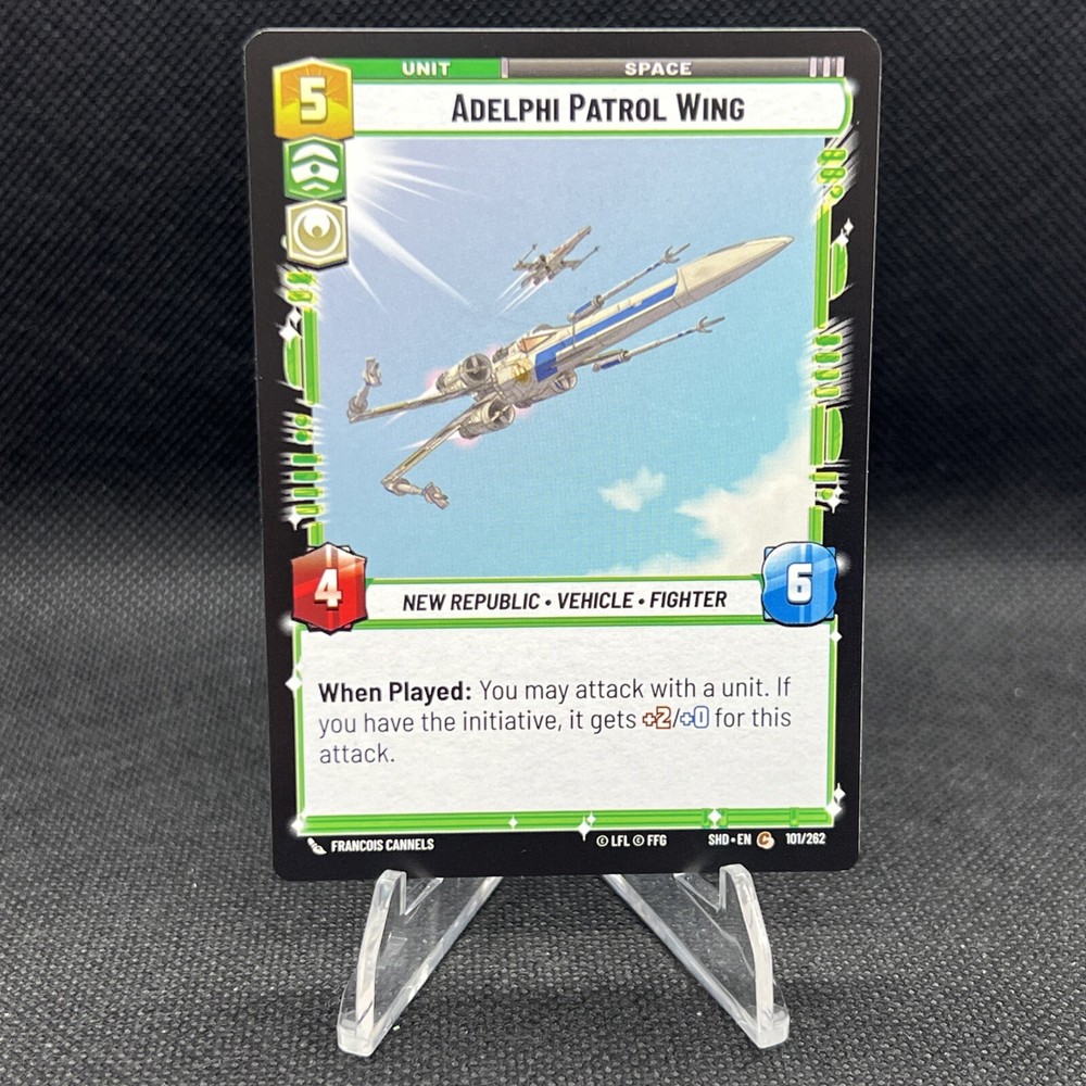 Star Wars Unlimited TCG Adelphii Patrol Wing Common Card #101 Non-Foil