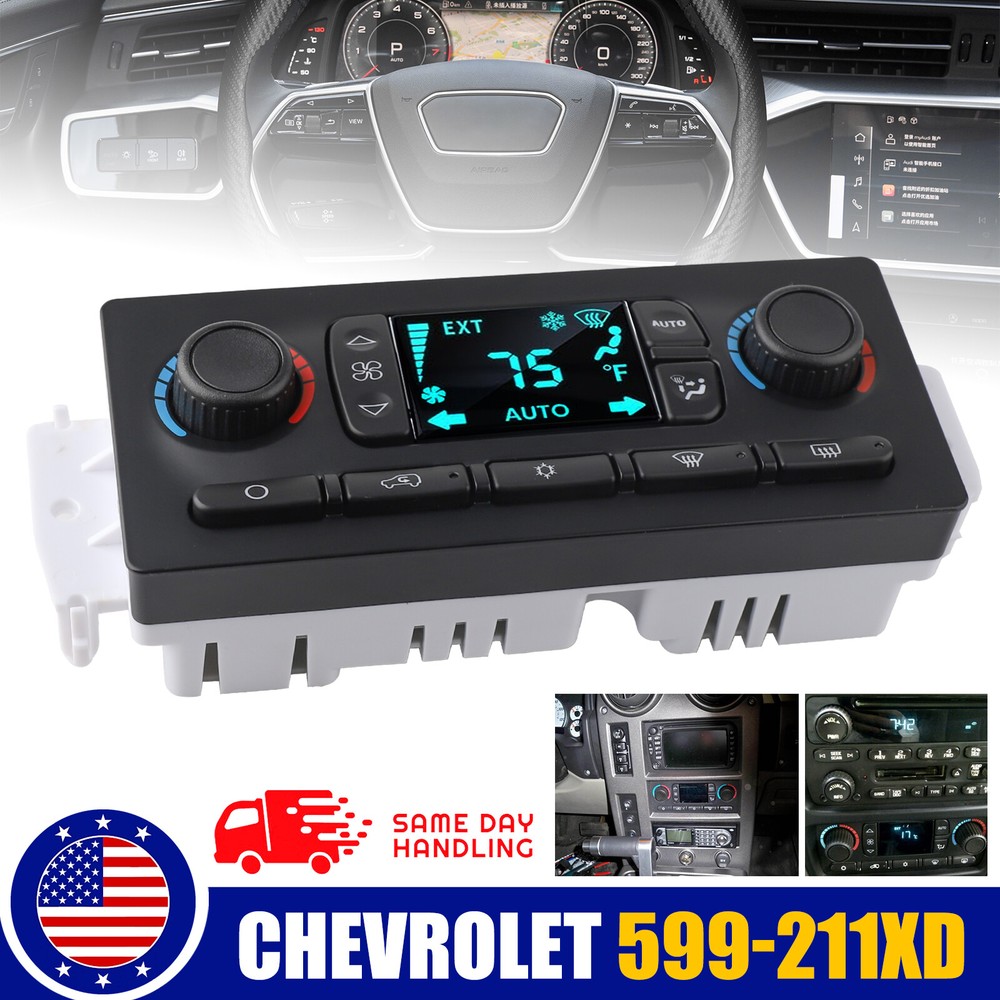 AC Heater Climate Control Module For Chevy GMC Improved Design 599-211XD Updated