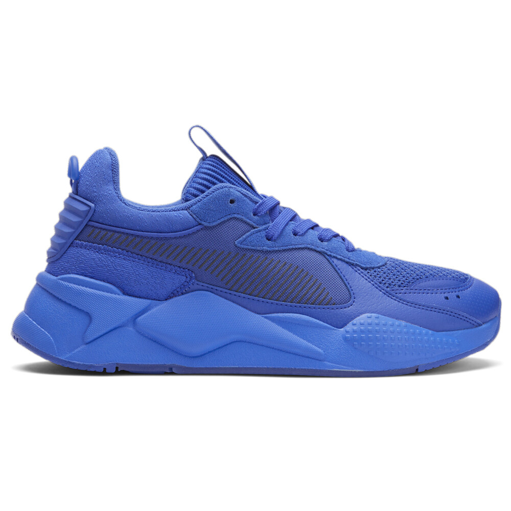 Puma RsX Mono Lace Up  Mens Blue Sneakers Casual Shoes 39348702