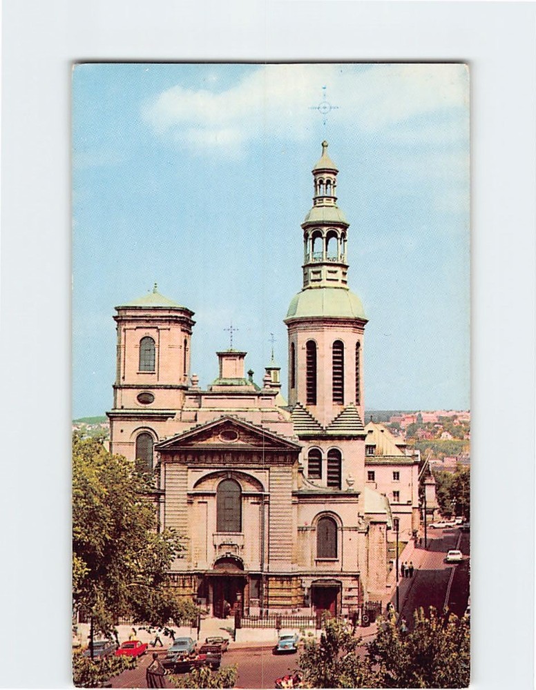 Postcard Notre-Dame de Québec Basilica Quebec Canada
