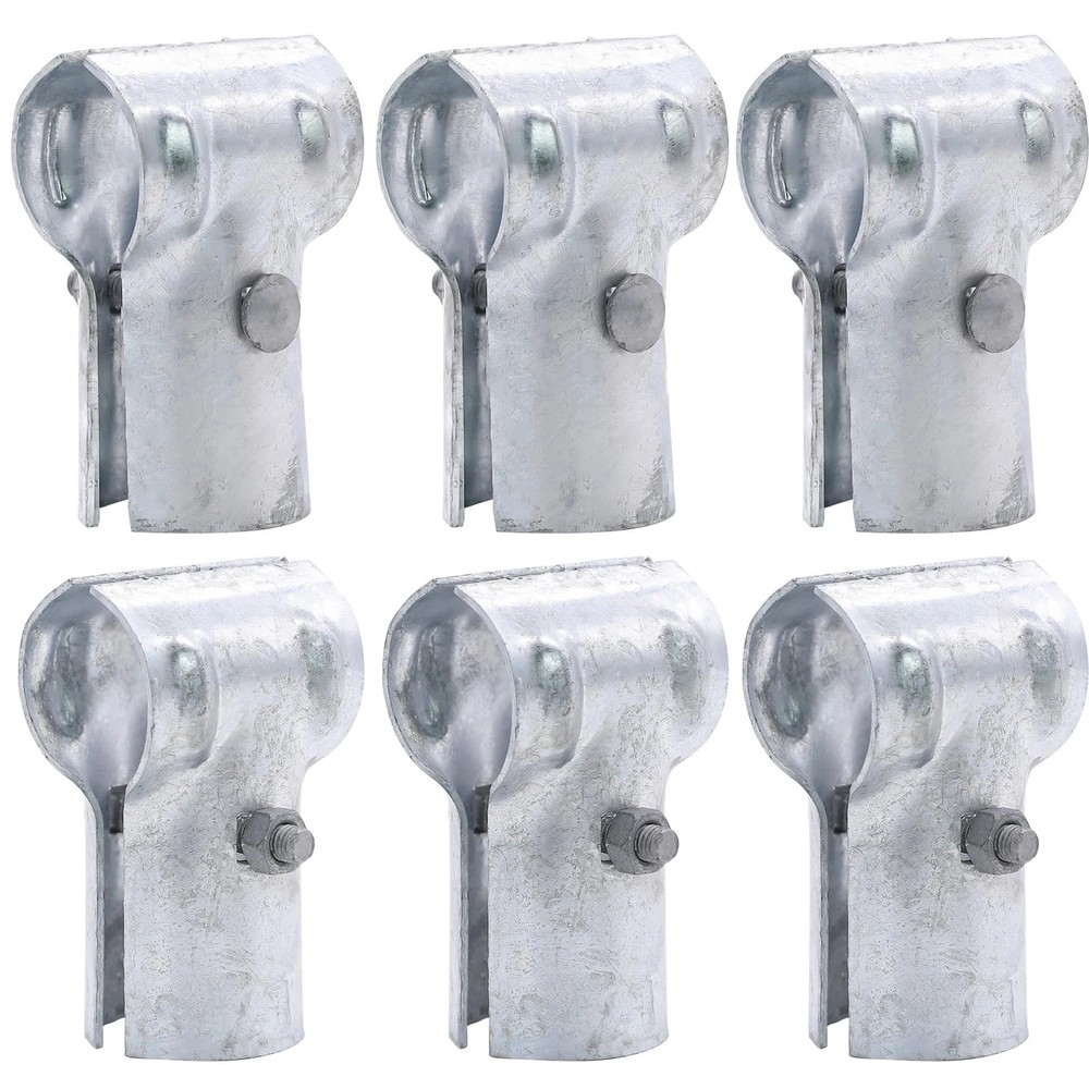 1-5/8 X 1-5/8 End Rail T Clamp for Chain Link Fence, Galvanized Steel for 1-5...