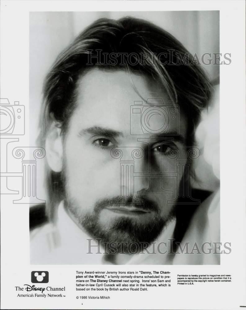 1986 Press Photo Jeremy Irons stars in 