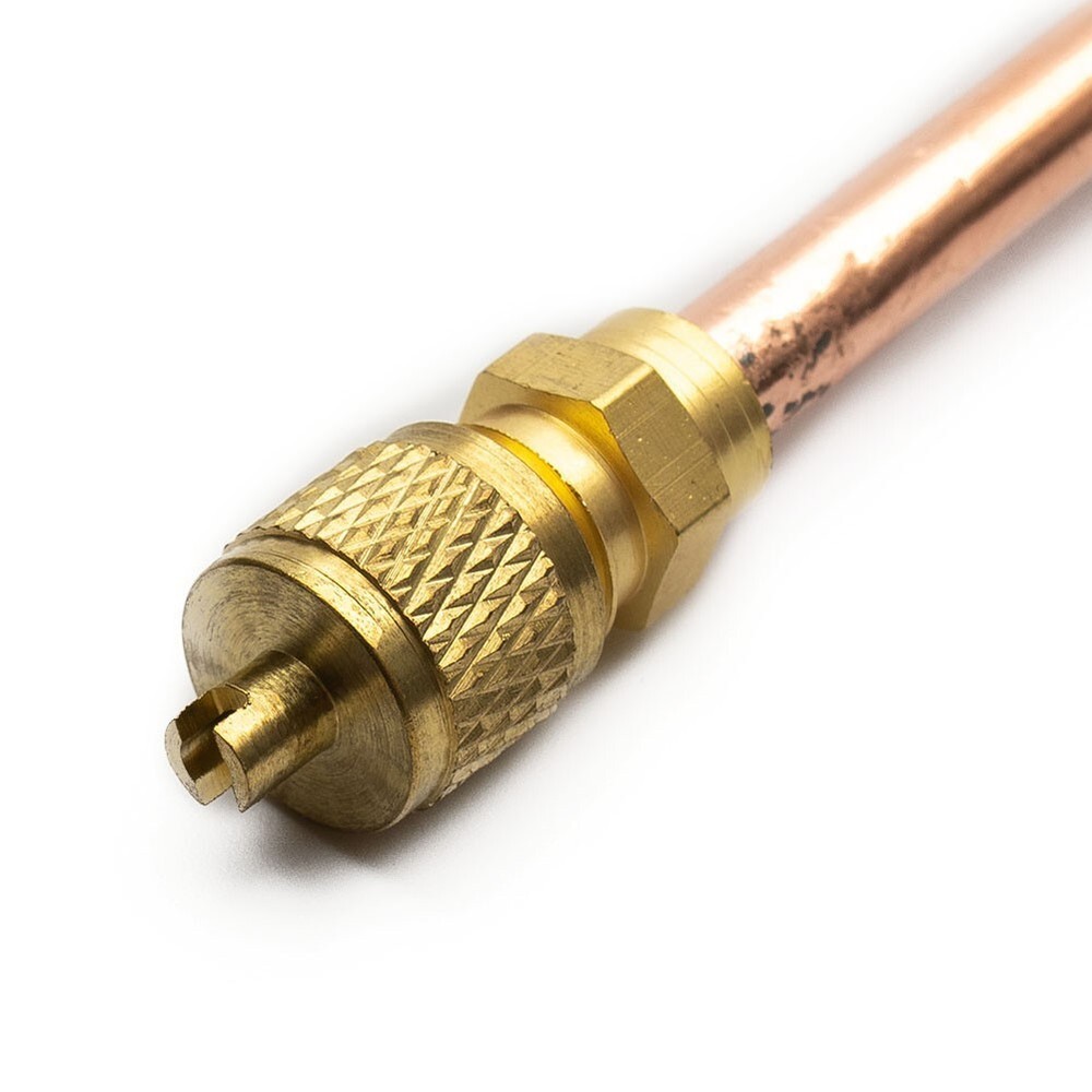 5Pcs/Set Air Conditioner Refrigeration Access Valves Copper Tube Filling Parts