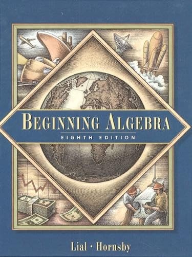 Beginning Algebra - hardcover Hornsby, John|Lial, Margaret L.