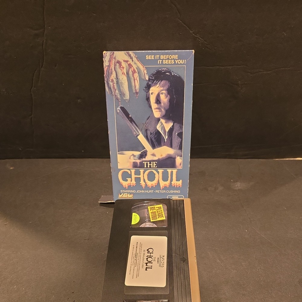 Vintage The Ghoul Vhs Tape Horror Clamshell Rare #28