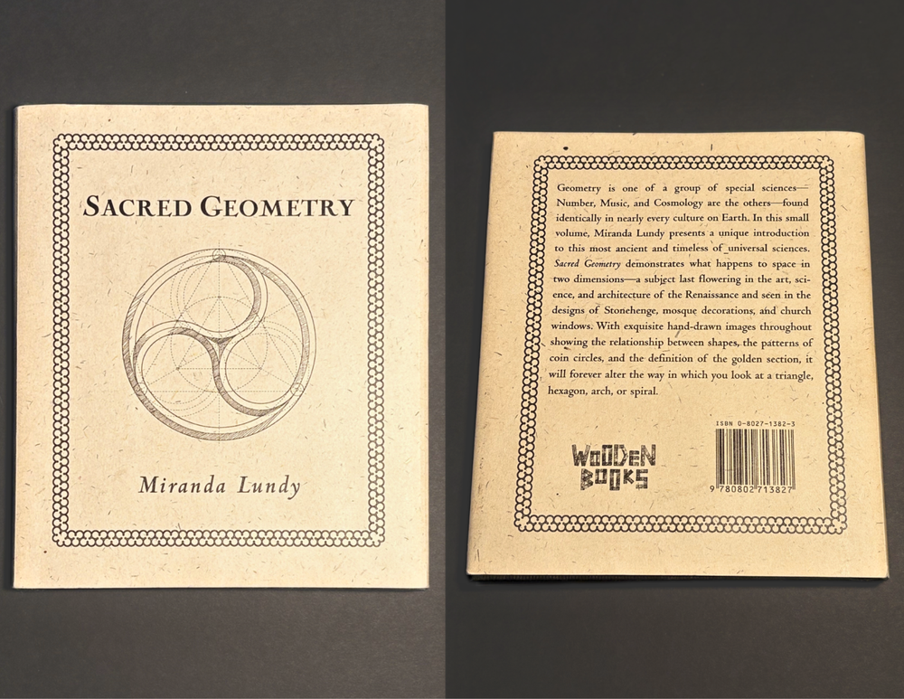 Sacred Geometry by Miranda Lundy 2001 US First Edition Hardcover Brand New