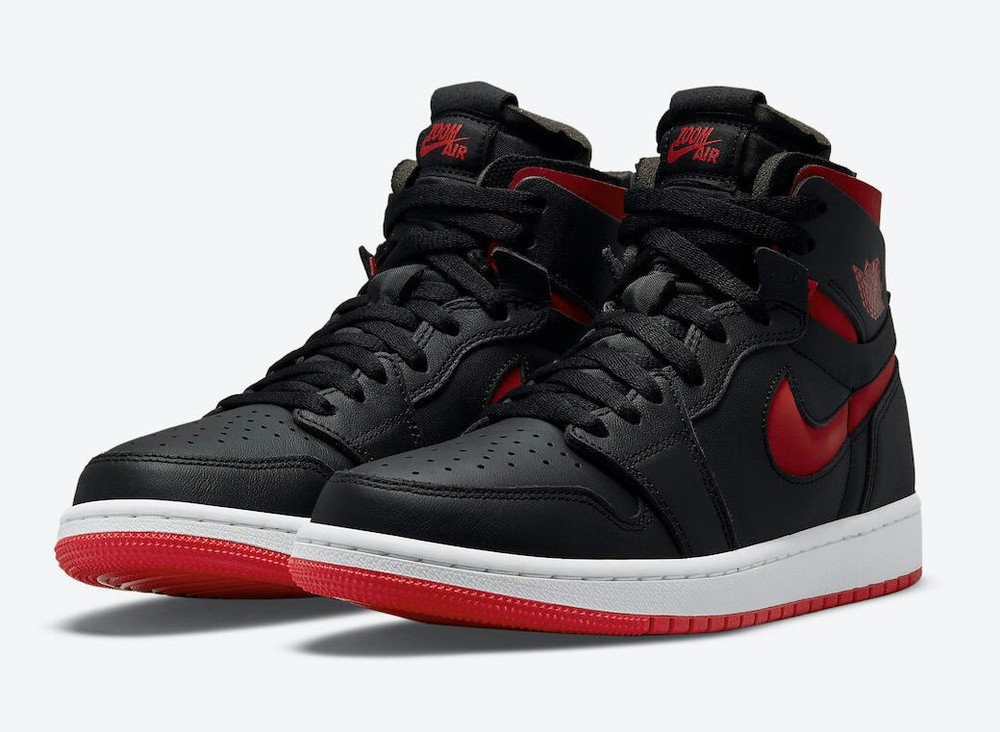 Women's Air Jordan 1 Zoom CMFT 'Bred' -Size 9 -CT0979 006 -NEW-