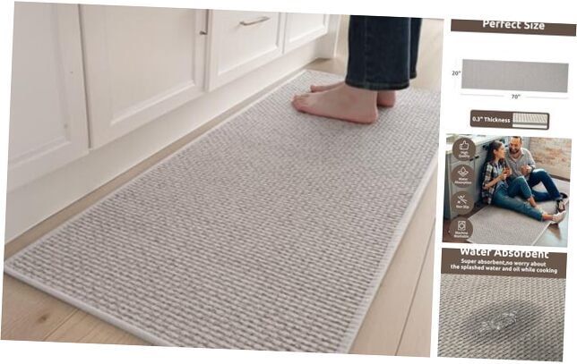 Kitchen Mats for Floor, Kitchen Rugs Non Slip Machine 20