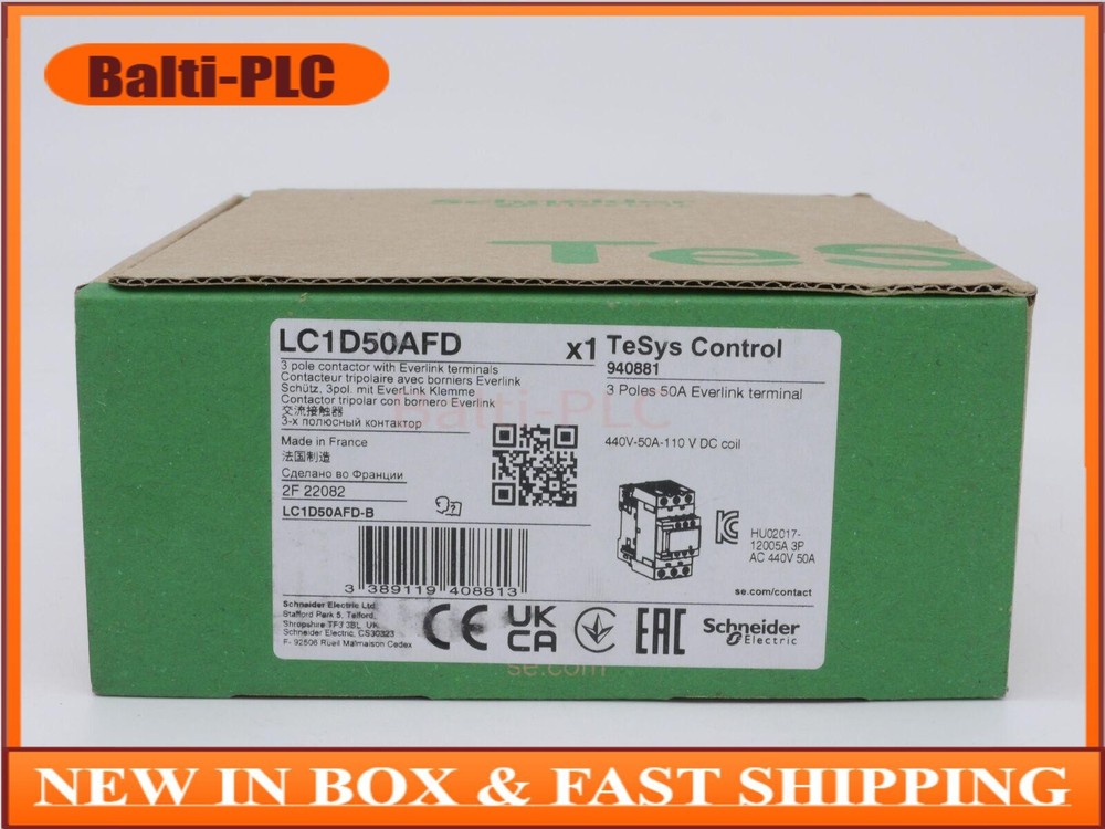 1pcs New Schneider LC1D50AFD free shipping US Free TAX