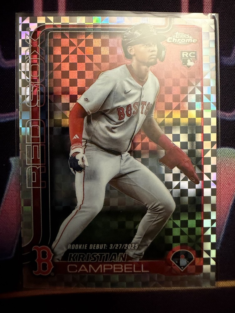 2025 Topps Chrome Update Series - Rookie Debut Kristian Campbell #USC188...